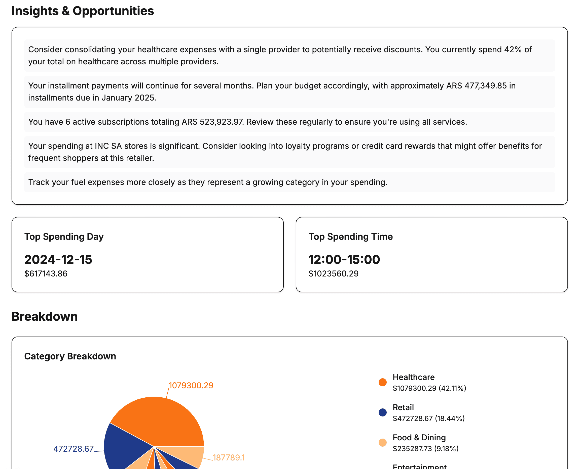 Clean Expense Report